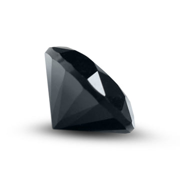 (Pack of 5) Round Simulated Black CZ